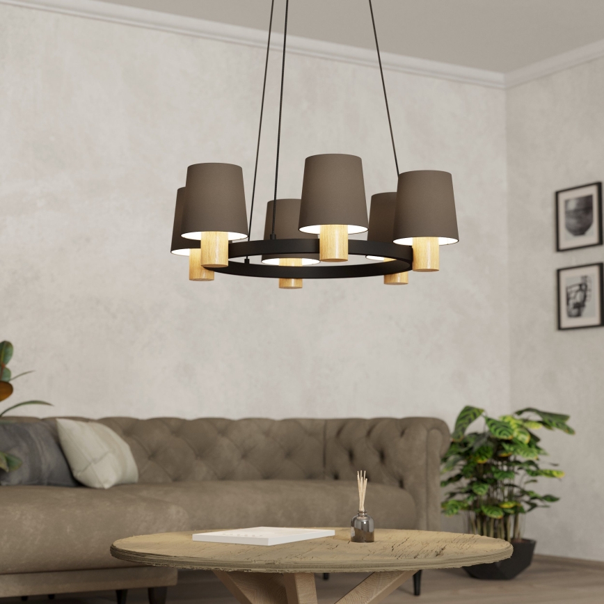 Eglo - Hängeleuchte an Kabel 6xE27/40W/230V