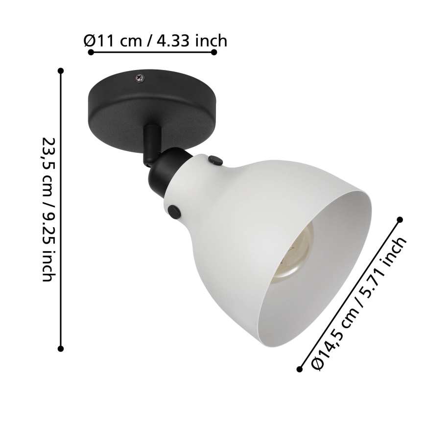 Eglo 43827 - Strahler MATLOCK 1xE27/40W/230V