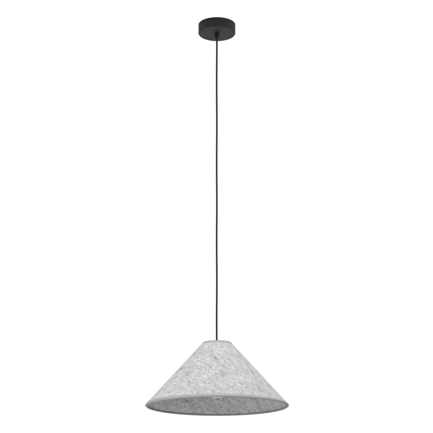 Eglo - Hängeleuchte an Schnur 1xE27/40W/230V grau