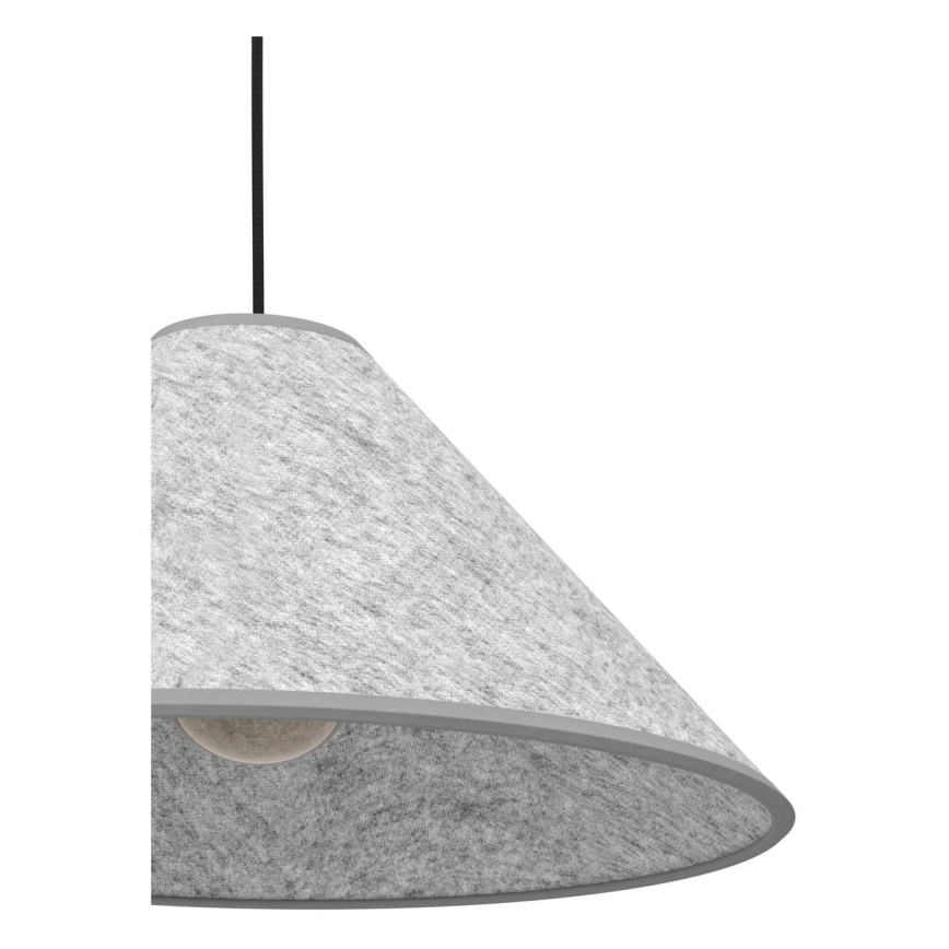 Eglo - Hängeleuchte an Schnur 1xE27/40W/230V grau