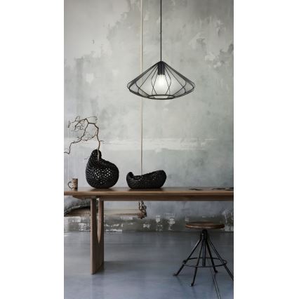 Eglo - Hängeleuchte 1xE27/40W/230V d 42,5 cm schwarz