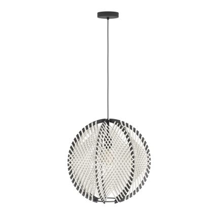 Eglo - Hängeleuchte 1xE27/40W/230V d 48 cm weiß/schwarz