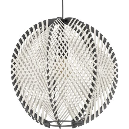 Eglo - Hängeleuchte 1xE27/40W/230V d 48 cm weiß/schwarz