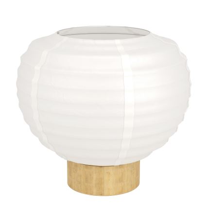 Eglo - Tischlampe 1xE27/40W/230V weiß/beige