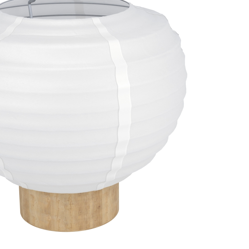 Eglo - Tischlampe 1xE27/40W/230V weiß/beige