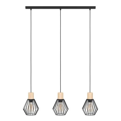 Eglo - Hängeleuchte an Schnur 3xE27/60W/230V - FSC-zertifiziert