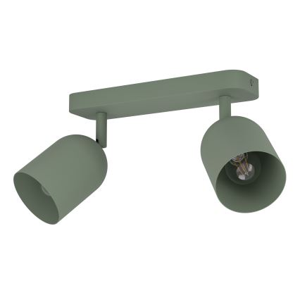 Eglo - Spotleuchte 2xE14/40W/230V grün