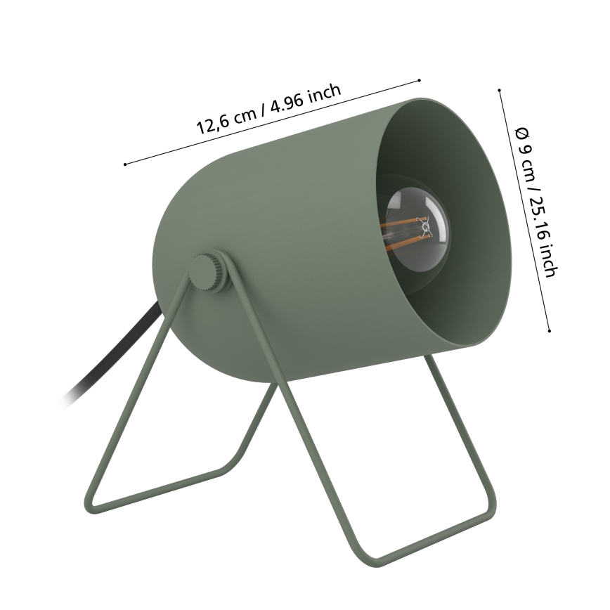 Eglo - Tischlampe 1xE14/8W/230V grün