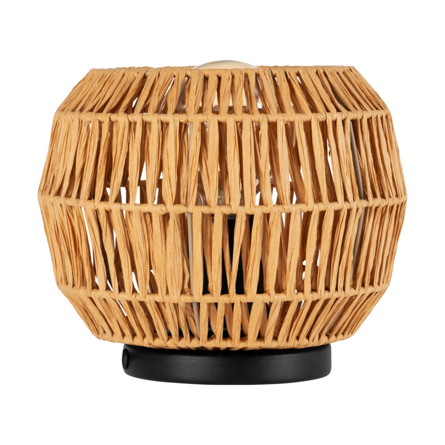 Eglo - Tischlampe 1xE27/40W/230V braun