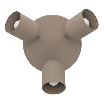 Eglo - Spotleuchte 3x E14/40 W/230 V, Ø 25 cm, Beige