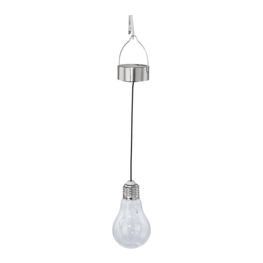 Eglo 48514 - LED Solar Hängeleuchte LED/0,06W/1,2V 150 mAh IP44 glänzend chrom