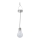Eglo 48514 - LED Solar Hängeleuchte LED/0,06W/1,2V 150 mAh IP44 glänzend chrom