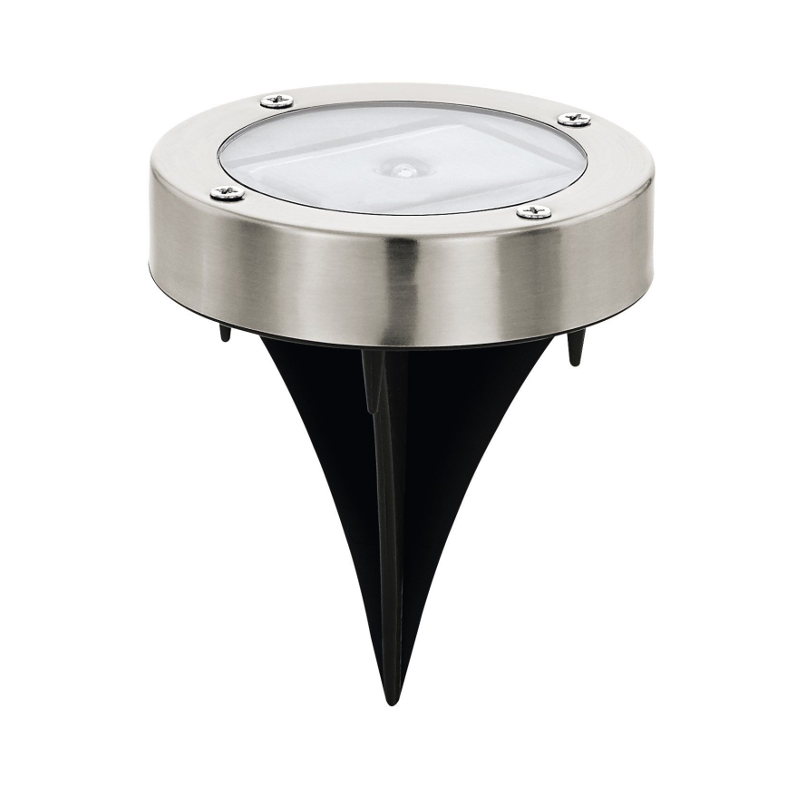 Eglo 48777 - LED Solarleuchte mit Sensor LED/0,07W/1,2V 200 mAh mattchrom