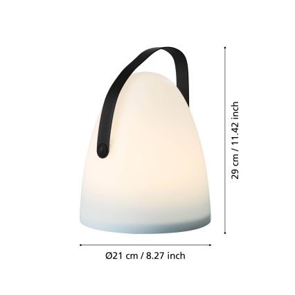 Eglo 48841 - LED-Outdoor-Tischleuchte COLLIRADOS LED/3xAA IP44