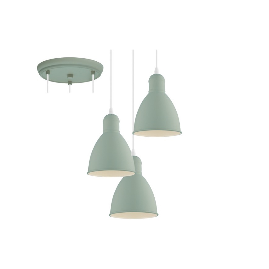 EGLO 49095 - Hängeleuchte PRIDDY-P 3xE27/60W/230V