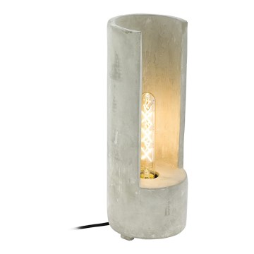 Eglo 49112 - Tischlampe LYNTON 1xE27/60W/230V Beton