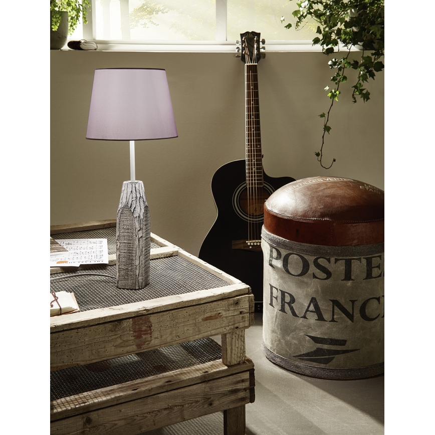 Eglo 49306 - Lampenfuß VINTAGE 1xE14/40W/230V Platin grau