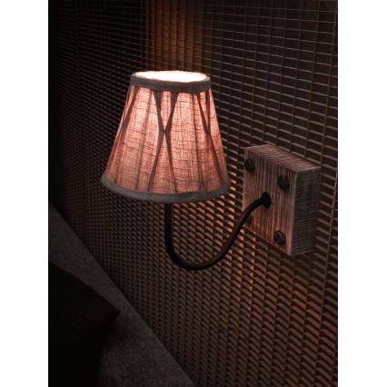 Eglo 49436 - Lampenschirm VINTAGE leinen grau