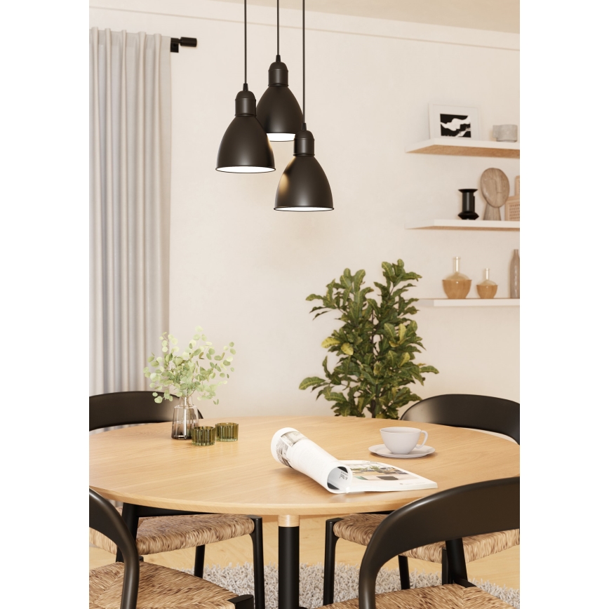 Eglo 49465 - Deckenleuchte PRIDDY 3xE27/60W/230V