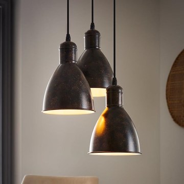 Eglo 49493 - Deckenleuchte PRIDDY 1 3xE27/60W/230V