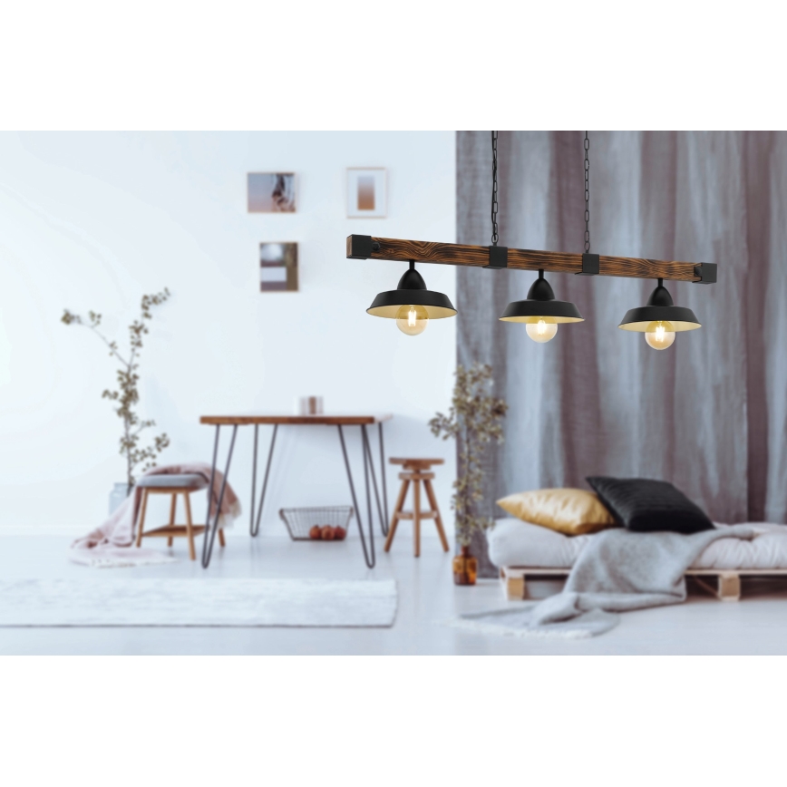 Eglo - Kette-Kronleuchter 3xE27/60W/230V