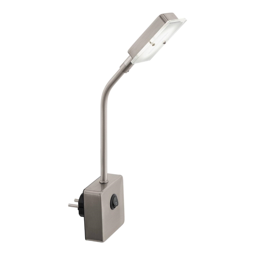 Eglo 54651 - LED-Steckdosenleuchte LED/4,5W/230V 3000K matt Chrom