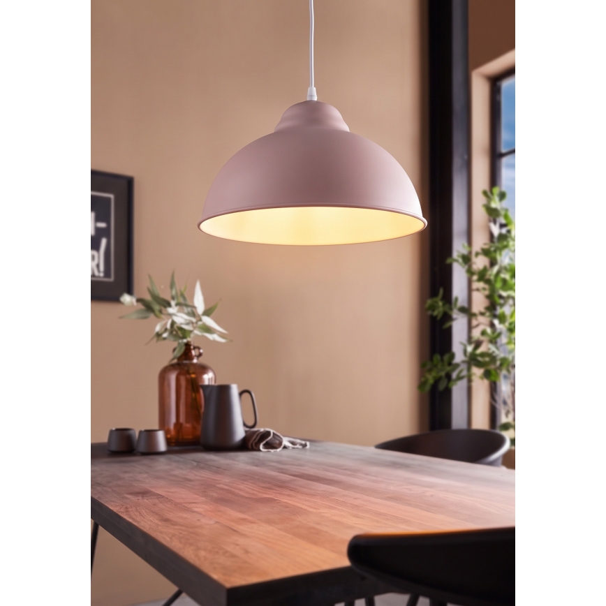 Eglo 54964 - Hängeleuchte TRURO-P 1xE27/60W/230V rosa