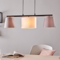 Eglo 55207 - Hängeleuchte ALMEIDA 3xE14/25W/230V grau