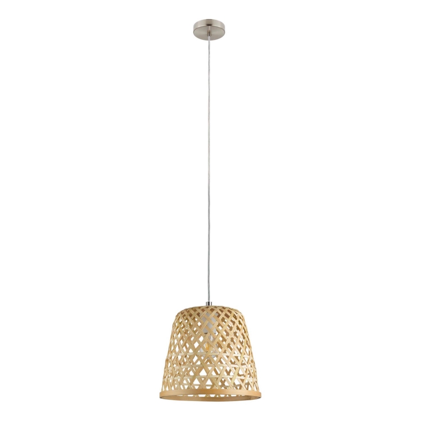Eglo 55696 - Pendelleuchte mit Kabel KIRKCOLM 1xE27/60W/230V beige