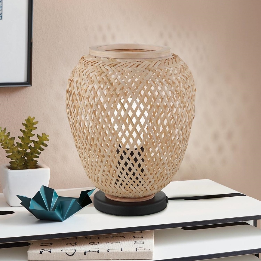 Eglo 55699 - Tischleuchte DEMBLEBY 1xE27/40W/230V beige