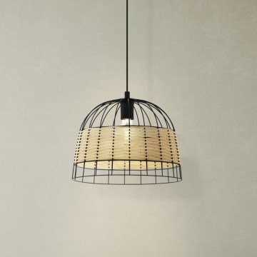 Eglo 55709 - Hängeleuchte ANWICK 1xE27/40W/230V Rattan