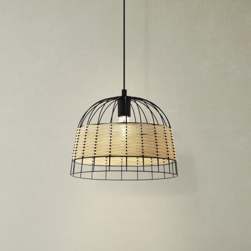 Eglo 55709 - Hängeleuchte ANWICK 1xE27/40W/230V Rattan