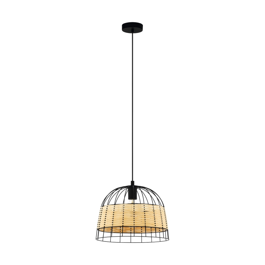 Eglo 55709 - Hängeleuchte ANWICK 1xE27/40W/230V Rattan