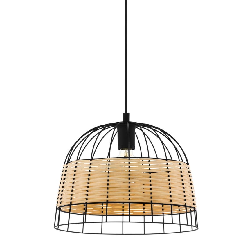 Eglo 55709 - Hängeleuchte ANWICK 1xE27/40W/230V Rattan