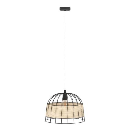 Eglo 55709 - Hängeleuchte ANWICK 1xE27/40W/230V Rattan