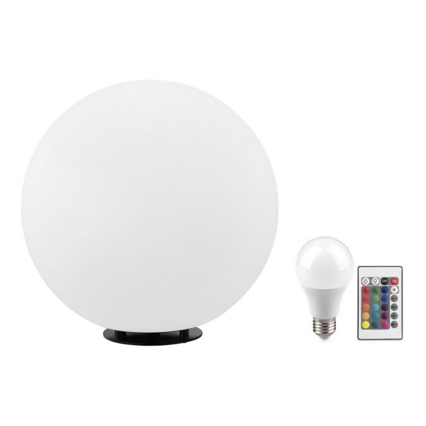 Eglo 55787 - LED-RGBW-Außenleuchte MONTEROLO-C 1xE27/9W/230V 2700-6500K IP65 d 39 cm + Fernbedienung