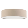 Eglo 55873 - LED Deckenleuchte 1xE27/11W/230V Ø 38 cm taupe