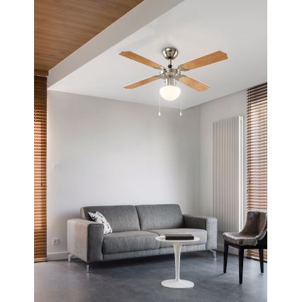 Eglo 56035 - LED-Deckenventilator 1xE27/4,9W/230V 3000K Durchmesser 106,6 cm