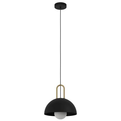 Eglo 56459 - Pendelleuchte CALMANERA an Kabel 1xE27/40W/230V schwarz