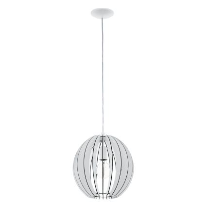Eglo 63247 - Hängeleuchte COSSANO PRO 1xE27/60W/230V d 30 cm weiß