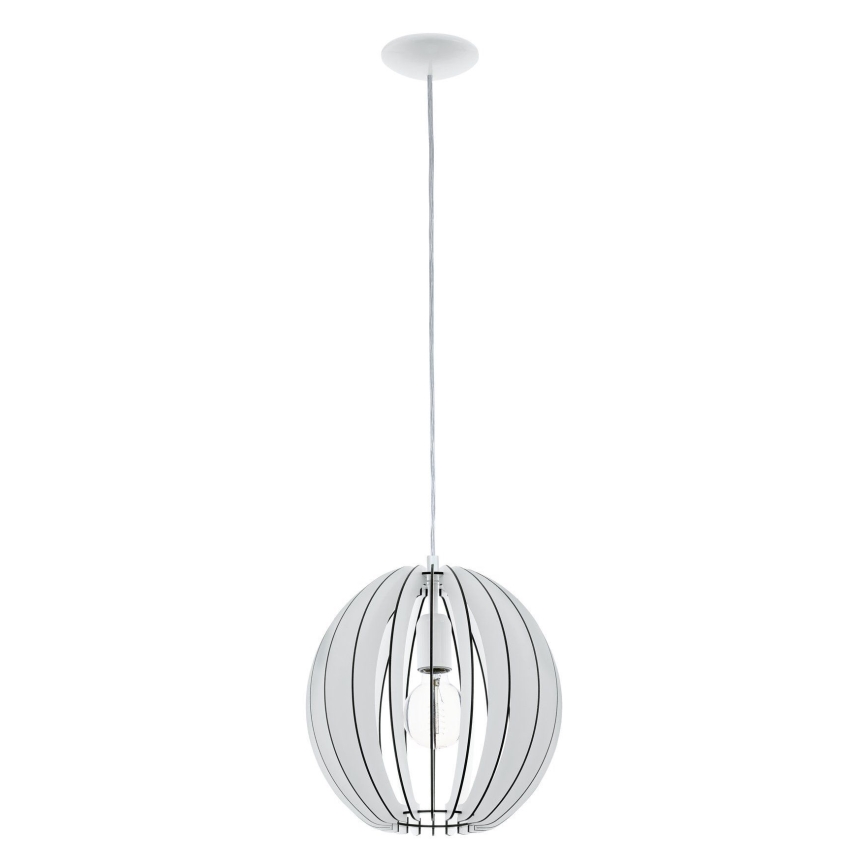 Eglo 63247 - Hängeleuchte COSSANO PRO 1xE27/60W/230V d 30 cm weiß