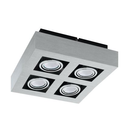 Eglo 64697 - LED-Strahler LOKE PRO 4xGU10/5W/230V 3000K matt Chrom