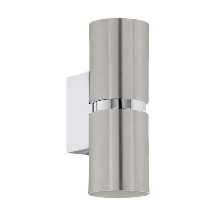 Eglo 64794 - LED-Wandleuchte PASSA PRO 2xGU10/3,3W/230V 3000K matt Chrom