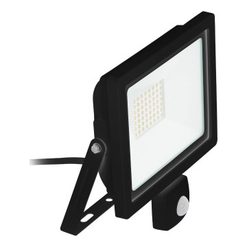 Eglo 64872 - LED-Strahler mit Sensor FILETTI LED/30W/230V 3000K IP44 schwarz