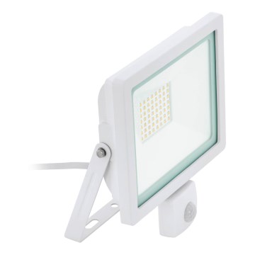 Eglo 64876 - LED-Strahler mit Sensor FILETTI LED/30W/230V 3000K IP44 weiß
