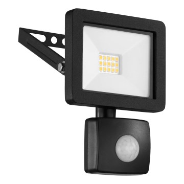 Eglo 64878 - LED-Strahler mit Sensor FILETTI LED/10W/230V 4000K IP44 schwarz
