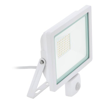 Eglo 64885 - LED-Strahler mit Sensor FILETTI LED/30W/230V 4000K IP44 weiß