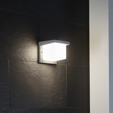 Eglo 65045 - LED-Outdoor-Wandleuchte DESELLA PRO LED/10W/230V IP54 silbern