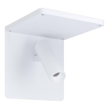 Eglo 67562 - LED-Wandleuchte mit Ablage CIGLIE LED/8,1W/230V weiß