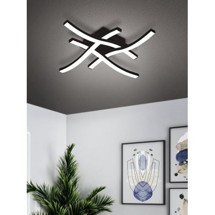 Eglo 74044 - LED-Deckenleuchte CABEZAS LED/20W/230V 4000K schwarz